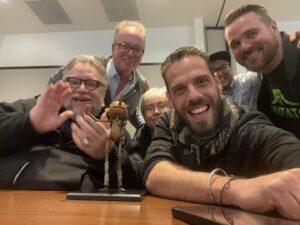 Guillermo del Toro Instagram - At DWA w collegues and peers and role models!!