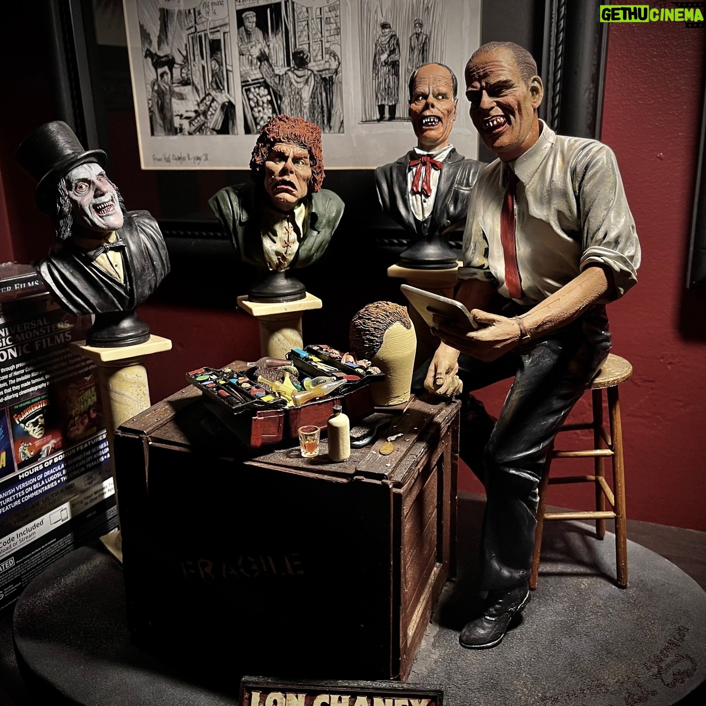 Guillermo del Toro - 11.5K Likes - Lon Chaney model I painted and assembled- I need to do a wash and detailing, but I haven't gone back to it. JANUS killed with this kit...