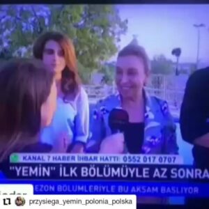 Gül Arcan Instagram - #Repost @przysiega_yemin_polonia_polska
• • • • • •
Reportaj Yemin 4/6
@lumajader ❤ BU AKŞAM SAAT 19.00 BAYANLAR KUMANDAYI KAPTIRMAYIN 😊😊😊😊💖💖💖 #gülarcan #cavidan #kanal7#karamelyapım#yemin
