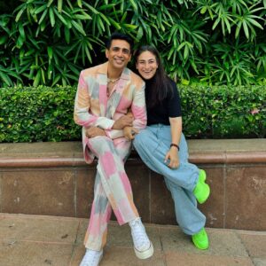 Gulshan Devaiah Instagram - And we finally clicked one picture. We had none together. The pink suit and my Florescent shoes. What a combo sir ji @gulshandevaiah78 ❤️❤️