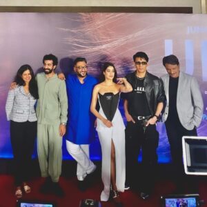 Gulshan Devaiah Instagram - “Yahan Ke Hum Sikandar” 
#ulajh #trailerlaunch

 @meiyangchang I’m imagining you singing this.