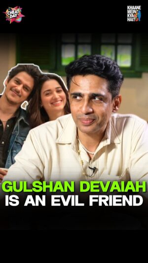 Gulshan Devaiah Instagram - “Tamannaah toh bhabhi hai yaar!” @gulshandevaiah78 on @itsvijayvarma & @tamannaahspeaks 

Watch our latest episode of #CheatDay with @beverlykimwhite! They spoke about everything, from Gulshan’s first film That Girl in Yellow Boots to his love for Bengali cuisine. In this episode of Cheat Day on Khaane Mein Kya Hai, Gulshan shares his experiences working on Dahaad, Bad Cop and his love for Kolkata Food. Plus, get a sneak peek into his personal life and foodie adventures! ✨

Link in bio. 🔗

#GulshanDevaiah #BengaliFood #KhaaneMeinkyaHai #sonakshisinha #anuragkashyap #badcop #kalkikoechlin #gulshandevaiahfanclub #bengalifood #muttonbiryani #tamannahbhatia #vijayverma #tamannaah