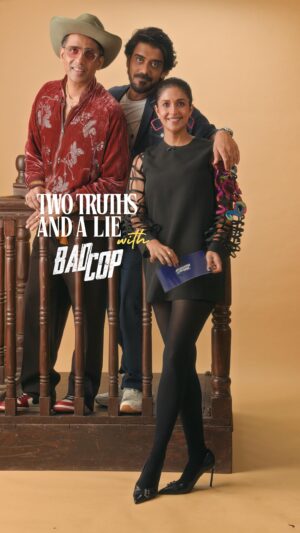 Gulshan Devaiah Instagram - T for Tea that our Bad Cops spilled!

Watch Harleen, Gulshan and Saurabh put their cop skills to test as they detect the lie!

#HotstarSpecials #BadCop Streaming from 21st June.

#BadCopOnHotstar