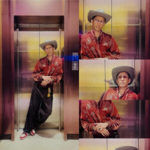 Gulshan Devaiah Instagram - Babu Rao Ganpat Rao Versace: A Friendly neighbourhood Milkman 

#versovakaversace 
📸 @richa_15194