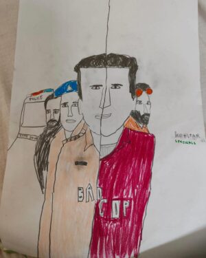 Gulshan Devaiah Instagram - @fremantleindia presents
#BadCop by @aditya_datt 
Streaming on @disneyplushotstar 

Poster art by my nephew Dhruv, who makes one for each of my releases. Thank you sweet sonny boy.