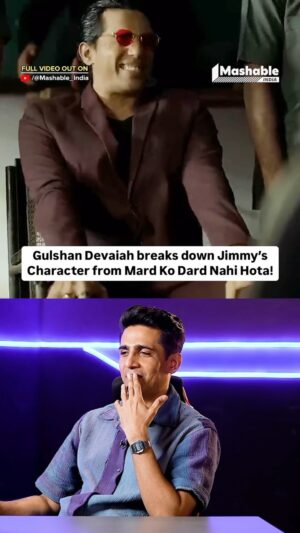 Gulshan Devaiah Instagram - That ‘Aiyyo Aiyyo’ was cute af! Remember Jimmy from Mard Ko Dard Nahi Hota? Actor Gulshan Devaiah gives insights into making of Jimmy, in the latest episode of #MashableToddFodd