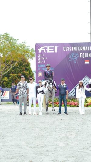 Guntur Triyoga Instagram - CSIa Internasional Jumping Competition EPO 2024

Bangga Sekali @princess_nicolin Winner🥈2nd and 🏅5th , Terimakasih Telah Menjadi Yang Terbaik Putriku ♥️
Terimakasih Coach @yoelireno 

#allahummabarik #equestrian #jumpinghorse #jumpingcompetition #jumpingshow