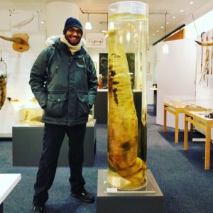 Gursimran Khamba Instagram - #throwbackthursday from the Icelandic Phallological Museum posing with a sperm whale penis. Pro tip: Probably not the best honeymoon destination #moredicksthanbollywood #surroundedbydicks #penispeniseverywherenotasingleonethatshrinks #goals #moby