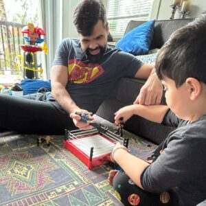 Gurvinder Sihra Instagram - While I was in Philadelphia I learned my son got his first wrestling ring & action figure of @romanreigns 

Veer finished my story from the summer 2018. 🤣

Also, congratulations @romanreigns on an incredible run and for always being a true locker room leader - appreciate you, Uce ☝️