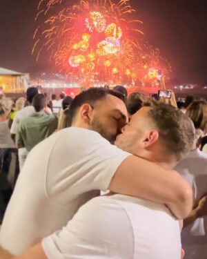 Gus Kenworthy Instagram - “We did it, João!”