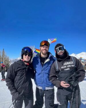 Gus Kenworthy Instagram - Home sweet homo! 🥹 I had THE best time at this year’s @TellurideGaySki Week. I’m already looking forward to next year’s event - hope to see y’all there! 🌈❄️♥️