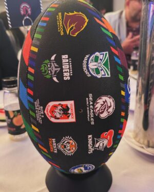 Gus Worland Instagram - What a morning! First Magic 4 Mental Fitness Fundraising Breakfast @gotcha4life @shawandpartners_ @eevans100 building mental fitness in Australia @nrl @ninecomau @karlstefanovic_