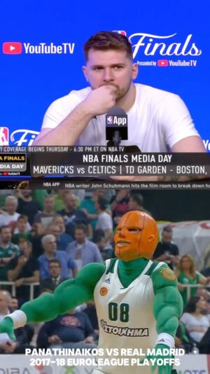Gustavo Hofman Instagram - Na véspera do primeiro jogo das finais da NBA, que acontecerá em Boston, Luka Dončić foi perguntado em coletiva de imprensa sobre o local mais hostil onde já atuou.

Os norte-americanos pouco ou nada conhecem o basquete europeu. Não à toa deixaram Dončić sair apenas na terceira escolha do draft - melhor para o Dallas Mavericks. Enfim, nem imaginam o que é realmente jogar com torcida contra.

Dončić foi direto na resposta, nem precisou pensar muito: quartas de final da EuroLeague, em Atenas, contra o Panathinaikos em 2018.

Como bem lembrou o @jpsn.89, o time grego venceu aquele jogo por 95 a 67. O jovem armador esloveno, então com 19 anos, terminou com 10 pontos, estourado em faltas e plus/minus de -25.

Depois dessa partida, o Real Madrid venceu três vezes seguidas o Panathinaikos, fechou a série em 3 a 1 e avançou para o Final Four, onde derrotou CSKA Moscou e Fenerbahçe para ficar com o título. Luka Dončić foi o MVP da temporada e das finais.

De lá, seguiu para a NBA e nesta temporada disputará pela primeira vez as finais da liga norte-americana. Pressão? Nada que jogadores como Luka Dončić, Nikola Jokić e Giannis Antetokounmpo já não conheçam muito bem.