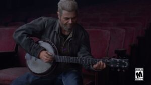 Gustavo Santaolalla Instagram - You can choose my character to play the banjo in the Guitar Free Play mode of The Last of Us Part II Remastered 🪕
Thanks @naughty_dog_inc I’m so excited!

Available on January 19. Pre-order now! Find the link in @naughty_dog_inc bio