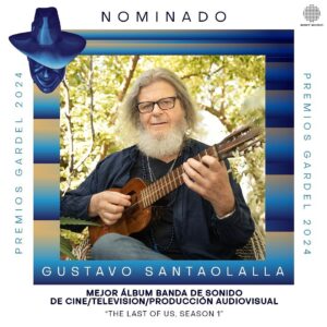 Gustavo Santaolalla Instagram - Que linda sorpresa! Esta mañana anunciaron que estamos nominados a los Premios Gardel a mejor Álbum Banda de Sonido de Cine/Televisión/Producción audiovisual por The Last Of Us, temporada 1. 

¡Felicitaciones a todos los nominados! 👏🏻
Gracias @premiosgardel y @capifarg por este reconocimiento, estoy muy feliz! 

What a great surprise! This morning they announced that we are nominated for the Gardel Awards for best Film/Television/Production Soundtrack Album for The Last Of Us, season 1.

Congratulations to all the nominees! 👏🏻
Thank you @premiosgardel and @capifarg for this recognition, I´m really  happy!

@thelastofus @druckmann @naughty_dog_inc @playstation @playstation_la 
#thelastofus #thelastofussoundtrack #tlou #playstation #druckmann