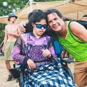 Guy Oseary Instagram - This father and daughter story is so hard for me to share my heart hurts writing it.. 
Rut (Ruth) is a 17-year-old girl .. she cant walk or talk. She is fed through a tube and has muscular dystrophy…
Her father Eric takes her to hear music all the time because it’s the one thing that makes her happy. 
You can see her in the video at the supernova festival with her dad. 
These sick horrific Hamas terrorists that massacred more than 260 innocent people at this music festival kidnapped Rut and her father Eric. 
How is kidnapping a handicapped 17 year old girl that can’t walk and can’t talk “fighting for freedom”??
This is the most evil of evil. 
When they took them hostage they left the wheelchair behind at the festival as it would be too much effort to bring along. 
it’s unimaginable. It’s terrifying. 
I spoke to Rut’s sister Yamit and their mother Elinor. 
Bless them.. 
They have no idea if Rut and her father are alive. Yamit is so strong. Her strength inspires me. She needs your help. She needs this story shared. 

#releasethehostages #bringthemback
Every minute counts