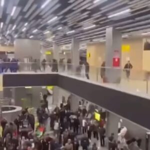Guy Oseary Instagram - This is happening right now. A lynch mob has stormed the airport in Dagestan, Russia to look for Jewish passengers after finding out that a plane from Tel Aviv has arrived. 
They have also stopped police cars in front of the airport and are searching and asking for Jews. The world is turning a blind eye on the Jewish people as the dehumanization of Jews is celebrated and now the hunting for Jews. 
Earlier , a mob stormed the Flamingo hotel in Dagestan going door to door looking for Jews as word got out that jews just had checked into the hotel. They checked every single passport to make sure they didn’t miss anyone pretending to not be Jewish. Thank god there were no Jews there.
You can see from the last video that the crew from the plane is running to tell everyone to get back on the plane.