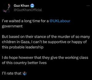 Guz Khan Instagram - Over to you, I suppose 🤷🏾‍♂️ @uklabour