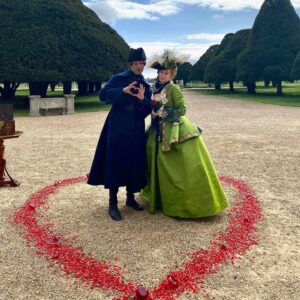 Gwilym Lee Instagram - Fond memories of some the amazing people, stunning locations, outrageous costumes (including my favourite Ewok gloves), and general japes, high jinks and good times that made up Season 2 of The Great. Oh…..and one helluva cute fur-ball of a dog. 

@thegreathulu Season 2 streaming on @hulu NOW! 

#thegreat #hulu #huzzah #dogsofinstagram