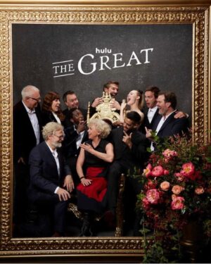 Gwilym Lee Instagram - Season Two Premiere of The Great. Huzzah! 

So good to get together with these beautiful people last night to celebrate the show. It’s a shame the entire cast and crew couldn’t be there as well - but with us in spirit. Can’t wait for everyone to see this season (…I’m really rather proud of it, by the way!) 

@thegreathulu premieres on @hulu from 19th November. 

Thanks so much to @dolcegabbana and @grensonshoes for suiting and booting me. And to @wayperry_edit and @barbaraguillaume for the styling and grooming

#thegreat #huzzah