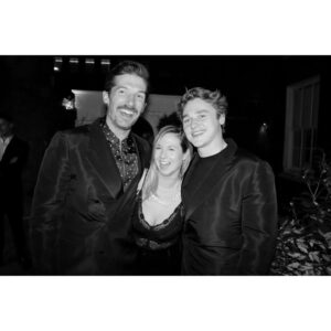 Gwilym Lee Instagram - Thank you @dunhill for a great night at your pre-BAFTA dinner. Lots of fun…too much perhaps 🤕 Nice to be reunited with the blonde again as well @benhardy Thanks for having me @bsbpartnerships! And thanks for the beautiful clobber @dunhill (the good photos are by @gregwilliamsphotography)