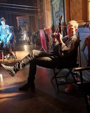 Gwilym Lee Instagram - That’s a wrap on season 2! What a trip. 8 months of shooting through a pandemic. An incredible achievement from all cast and crew. Love and gratitude to each and every one of them. Can’t wait for you all to see it! #thegreat #wrap #hulu @thegreathulu @hulu photo credit: @gbadamosi 💥