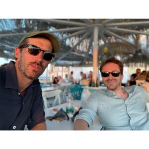 Gwilym Lee Instagram - Joint (almost) birthday Puglia road trip with these schmucks. Brothers from another mother