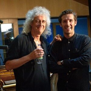 Gwilym Lee Instagram - 75 today (the fella on the left…) Happy Birthday big man! @brianmayforreal x