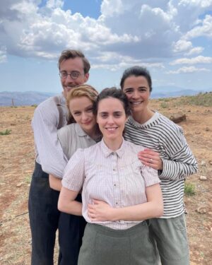 Hadas Yaron Instagram - We Were The Lucky Ones’ finale is out.
That’s it everyone, all 8 episodes are available to watch in the US. How I loved making this show, how I love everyone involved (!!!)
Some more moments from set with this stupid beautiful bunch of cute people. 💘
@weweretheluckyoneshulu
Swipe to the end to marvel at Master Lior Ashkenazi.