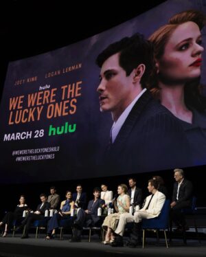 Hadas Yaron Instagram - @weweretheluckyoneshulu premiere last Thursday in LA. 🤍
I love everyone involved in this incredible project.
I had the best time - I feel that in days like these it’s hard to celebrate and at the same time it’s also amazing to have a reason to celebrate something, and I’m so lucky to have that.
The show comes out tomorrow (!!!) on @hulu. 
It has so much love and soul in it, I promise. I hope you feel it too! ❤️