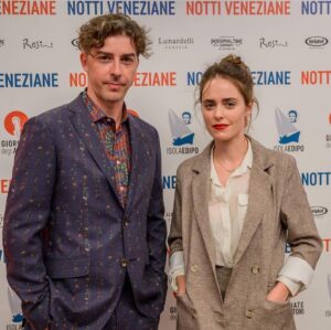Hadas Yaron Instagram - Notti veneziane: Premiere of “i nostri fantasmi” by @capitani_alessandro in @giornatedegliautori at the Venice film festival 💜@labiennale 
✨✨✨✨✨✨✨
👗the most amazing outfit as always by the amazing 👑 @missgeisha 👑
