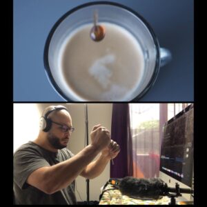 Hadj Ali Menad Instagram - Making of pub @nespresso.fr #makingof #pub #video #art_of_broll #artwork #cafe #coffee #son #sound