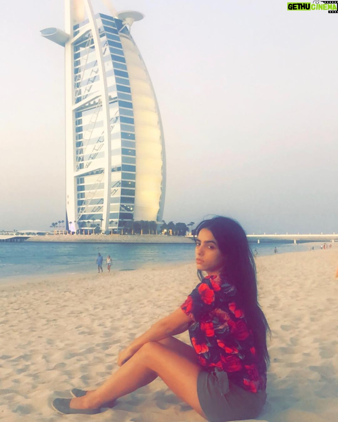 Hafsia Herzi - 1.3K Likes - #dubai #beach #burjelarab 🌞