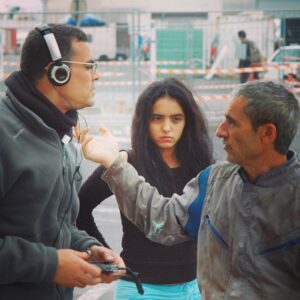 Hafsia Herzi Instagram - #coulisses #premierfilm #lagraineetlemulet 🙈🎥