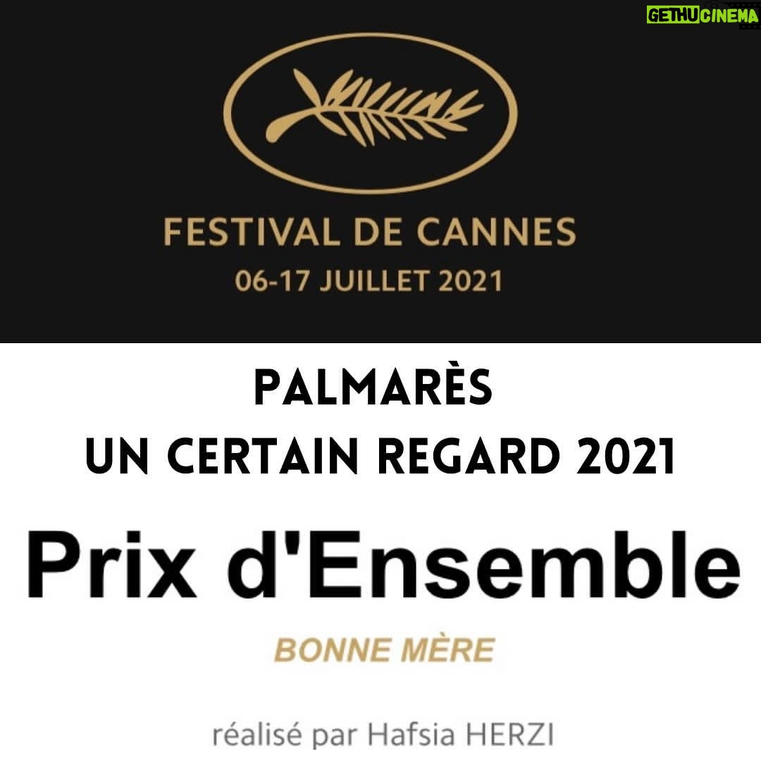 Hafsia Herzi - 4.1K Likes - Très fière et très heureuse d’avoir reçu le prix d’ensemble au @festivaldecannes #uncertainregard pour mon second long métrage #bonnemere il y’a maintenant 14 ans j’écrivais ma première version de ce scénario est aujourd’hui le film est récompensé et sort dans quelques jours en salle. Un grand merci au jury à @saidbensaid66 @albane.cleret @ralphlauren @rogervivier @dior @messikajewelry #albanecleretimageagency en salle le 21 juillet 2021🎬💪🏼