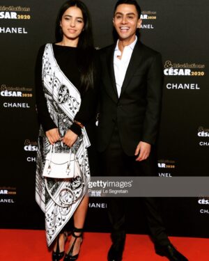 Hafsia Herzi Instagram - Hier à la soirée des révélations des Césars avec @djanisbouzyani révélation pour #tumeritesunamour merci @academiedescesar merci @lanvinofficial #merci @gwenaelle.courtois #makeup 🎞💕