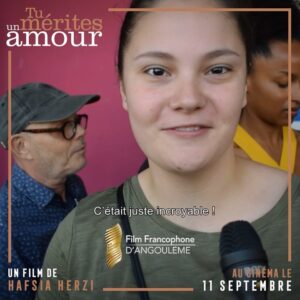 Hafsia Herzi Instagram - Réaction du public après l’une des projections de #tumeritesunamour au @ffangouleme @rezo_films #rezofilms #youdeservealover #fridakhalo #movie 🎞💕