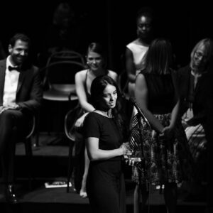 Hafsia Herzi Instagram - Beaucoup de joie et d’émotions de recevoir ce magnifique prix de la mise en scène des mains du grand @louisjulienpetit merci pour tes sublimes mots... Merci encore au @ffangouleme d’avoir sélectionné le film, merci au jury, au public pour l’accueil . Merci pour @djanisbouzyani mention spéciale , et meilleur acteur pour @anthonybajon. Merci à toutes les personnes qui m’ont accompagné, aidé et cru en ce projet. Merci aux fabuleux comédiens pour leur belle âme, leur talent et leur générosité. Merci à la @semaine_de_la_critique où tout à commencé, merci au distributeur du film @rezo_films  @hassan_guerrar et son équipe , à @obsidiennestudio @Arte fr et tous les partenaires. Merci à @nousdeuxtheband qui a embelli le film avec sa merveilleuse musique , à @matthouston971 @nawel.ben.kraiem et @opheliewinter pour votre générosité et votre talent. Merci  à la vie et à la bonne mère ! #tumeritesunamour #rezofilms #festivaldecannes #angoulême #youdeservealover #cinema #movie #photo @christophe_brachet_ @cloe_harent merci à @franckprovostparis et @sothysparis 🌷