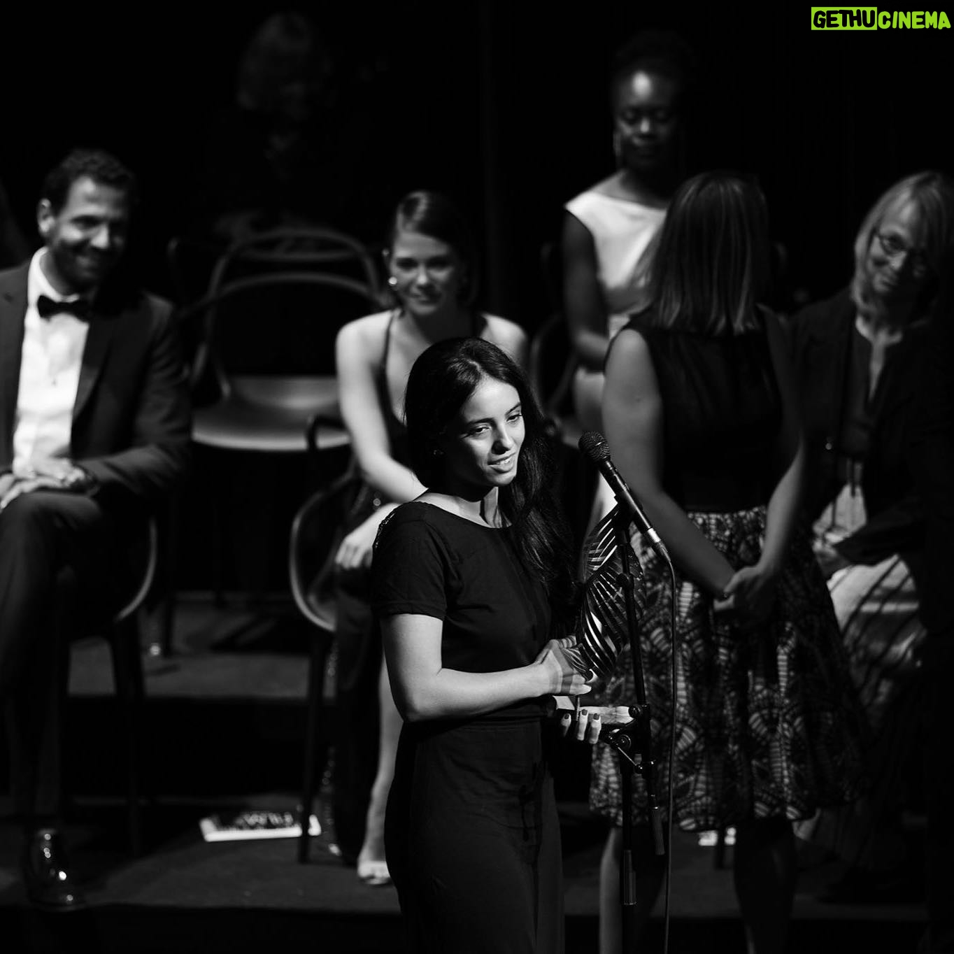 Hafsia Herzi - 1.6K Likes - Beaucoup de joie et d’émotions de recevoir ce magnifique prix de la mise en scène des mains du grand @louisjulienpetit merci pour tes sublimes mots... Merci encore au @ffangouleme d’avoir sélectionné le film, merci au jury, au public pour l’accueil . Merci pour @djanisbouzyani mention spéciale , et meilleur acteur pour @anthonybajon. Merci à toutes les personnes qui m’ont accompagné, aidé et cru en ce projet. Merci aux fabuleux comédiens pour leur belle âme, leur talent et leur générosité. Merci à la @semaine_de_la_critique où tout à commencé, merci au distributeur du film @rezo_films @hassan_guerrar et son équipe , à @obsidiennestudio @Arte fr et tous les partenaires. Merci à @nousdeuxtheband qui a embelli le film avec sa merveilleuse musique , à @matthouston971 @nawel.ben.kraiem et @opheliewinter pour votre générosité et votre talent. Merci à la vie et à la bonne mère ! #tumeritesunamour #rezofilms #festivaldecannes #angoulême #youdeservealover #cinema #movie #photo @christophe_brachet_ @cloe_harent merci à @franckprovostparis et @sothysparis 🌷