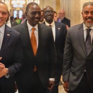 Hakeem Jeffries Instagram - Honored to welcome His Excellency William Ruto, President of the Republic of Kenya, to the House of Representatives 🇺🇲🇰🇪🇺🇲🇰🇪🇺🇲🇰🇪

And thankful for our shared commitment to democracy, freedom, peace and the rule of law.