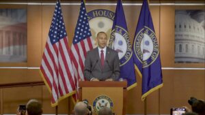 Hakeem Jeffries Instagram - Stop Trump’s Project 2025 🛑🛑🛑