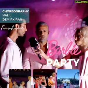 Halil İbrahim Demirkıran Instagram - “Barbie night” 
Tasarım : @seyhmuscan.fc @fcfashionism 
Koreografi : @halildemirkiranofficial 
Organizasyon : @enisonatfashiontv @fashiontv @mertguler35 
Mekan : @oligarkistanbul