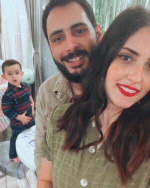 Hamed Al Sharrab Instagram - سنة رابعة جواز هتبتدى من النهاردة ❤️❤️
بحبك و هفضل احبك .. ربنا يخليكى ليا و لادم و يباركلى فيكى ❤️❤️ دايما حبيبتى ❤️