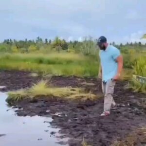 Hamid Lolaei Instagram - دمپایی رو  دستش گرفت کثیف  نشه  اما.‌....