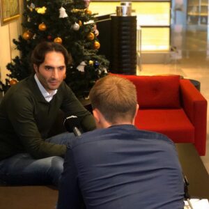 Hamit Altıntop Instagram - Interview before Euro 2020 draw. Waiting with excitement!