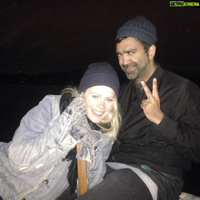 Hanna Alström - 686 Likes - On a tiny winy boat in Stockholm. But the size doesn't matter. We're happy!