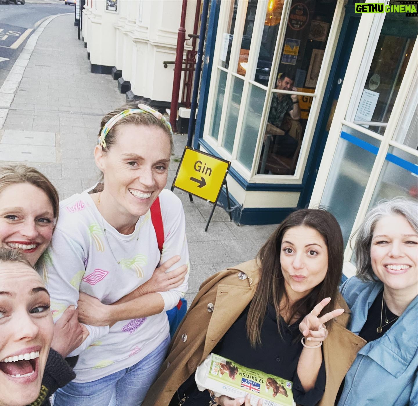 Hannah New - 1.3K Likes - Managed to squidge my finger in the gym…ouch! But still feeling so blessed to be surrounded by my besties for my birthday. We have known each other since we were 15 and the only thing that has changed since then is that the hangovers take much longer to cure…a Bloody Mary might be the only way forward! Love you ladies! 🤣🎉🍅
