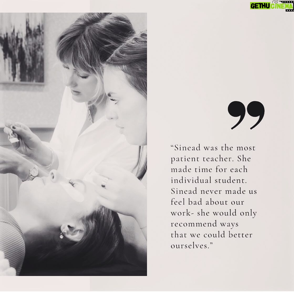 Hannah New - 889 Likes - Let’s talk lashes….my premiere look was created by the best in in the business and now the VERY BEST has established her own training school to equip aspiring lash technicians with the skills and expertise needed to excel in the lash industry.
For me personally entrusting my lashes to a technician is all about confidence and assurance in their training and expertise, and Sinead certainly has this and now is passing it on to other up and coming technicians. Seeing a Spark certificate displayed on the wall would instill the utmost faith in me, knowing that they have earned their certification through elite standards of training. Spark products are of the highest quality, cruelty free and vegan…so safety and ethical standards are of the utmost importance!!!
Honestly couldn’t recommend more if you are thinking of learning the eyelash extensions trade…there are just a few spaces left in her next training…so come and train in beautiful Ireland 🇮🇪 with the gorgeous @shinnyxx and @spark_eyelash_academy
💋Glowing gorgeous makeup by @kirinstagram ❤️
#lusiouslashes #crueltyfreelashes #veganlashes #lashtechnician #beautytrainingacademy
