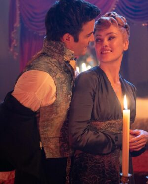 Hannah New Instagram - As Lady Tilley Arnold in #Bridgerton season 3, actress @hannahnewuk got the chance to introduce #BenedictBridgerton to a new understanding of himself—one that sets him up for his own future love story. “I think it’s [the] dissipation of fear that allows him to go forward,” New says in an interview with @laurpuckett. “Who knows what’s going to happen in the next season, but I think that there’s this step forward into this idea of committing to yourself, committing to your own spirit to be able to commit to another.” At the link in bio, read more of New’s thoughts surrounding Benedict’s [SPOILER] reveal, filming sex scenes, and playing a “badass widow.”

Photo: @codylidtke