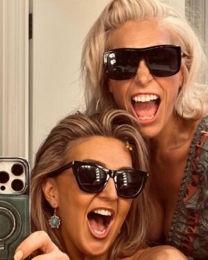 Hannah Waddingham Instagram - HAPPY PRIDE!!!! ONLY GOOD,HAPPY VIIIIBES!!! WE LOVE YA!!🌈🌈🌈🌈🥳
